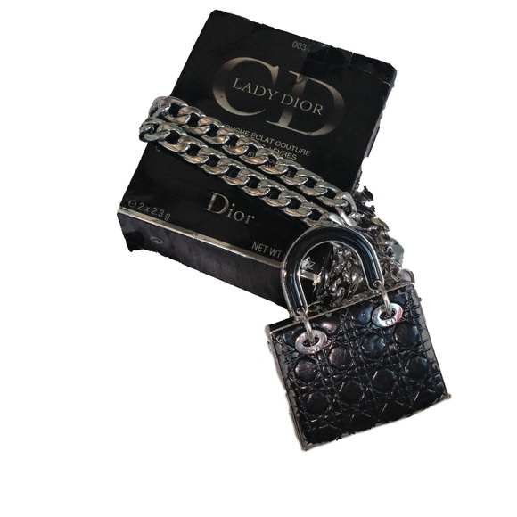 Dior Lady Dior French Chic Cheek and Lip Bag Charm - Picture 1 of 6